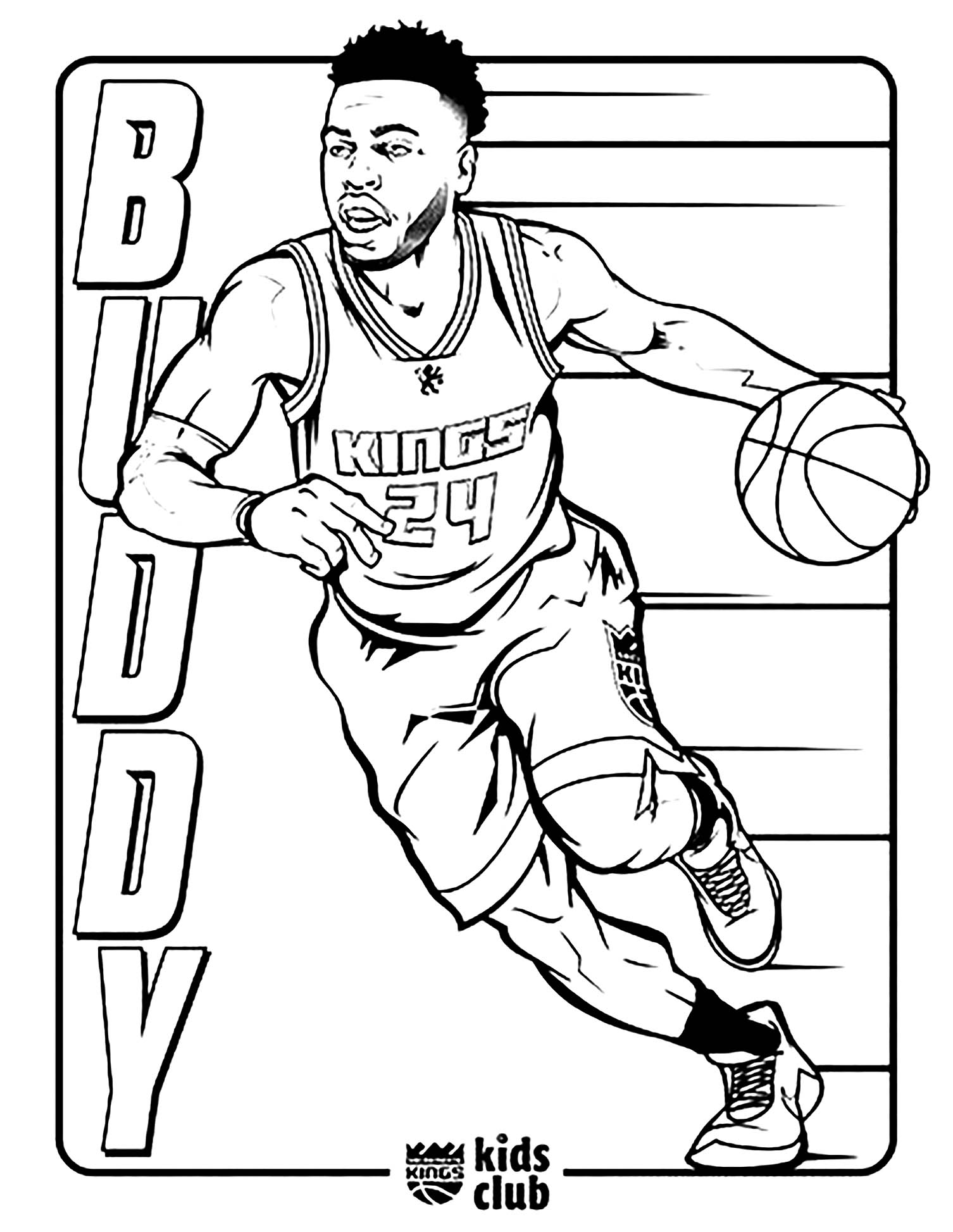 NBA Basketball Coloring Sheets Free Printable 36