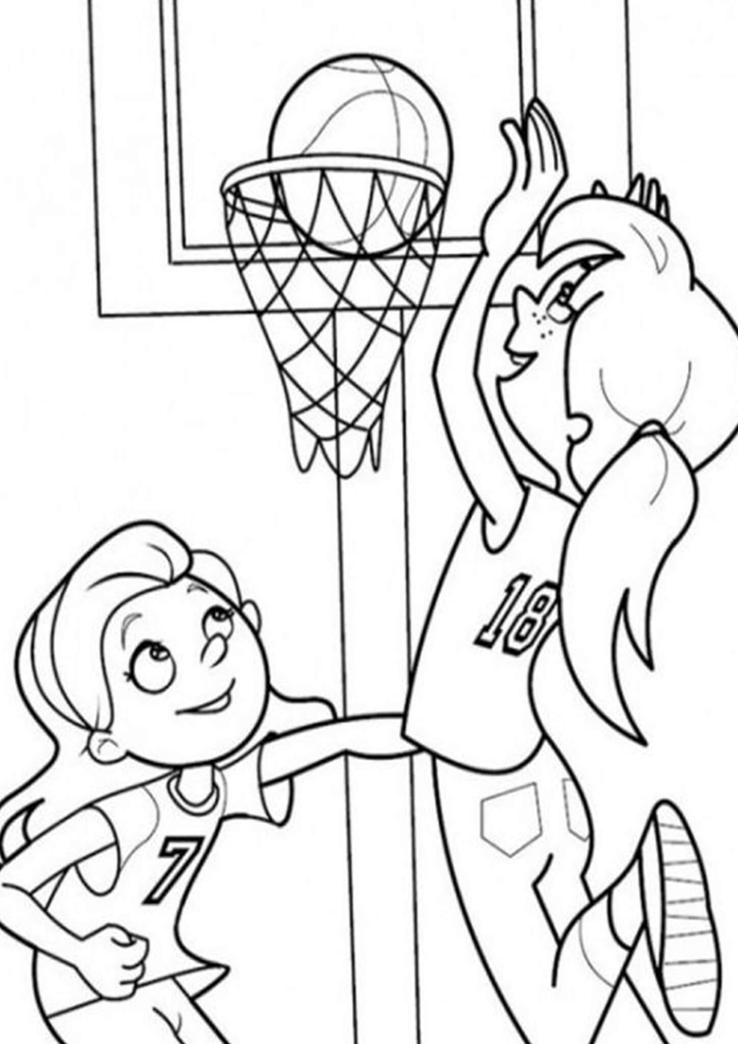 NBA Basketball Coloring Sheets Free Printable 40