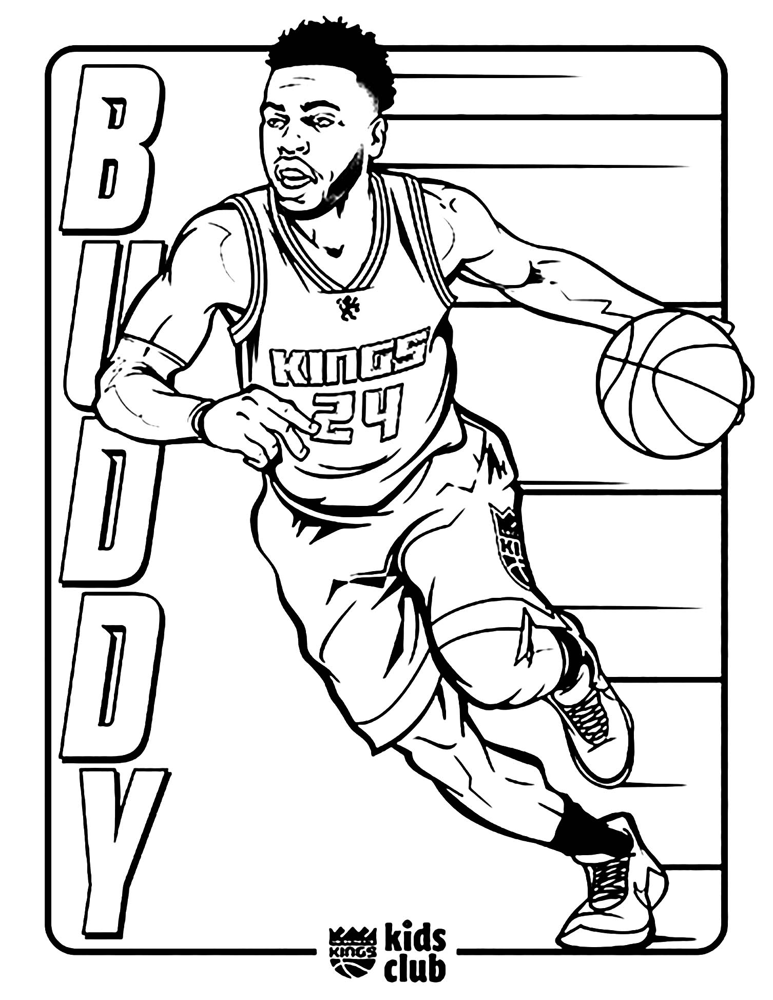 NBA Basketball Coloring Sheets Free Printable 79