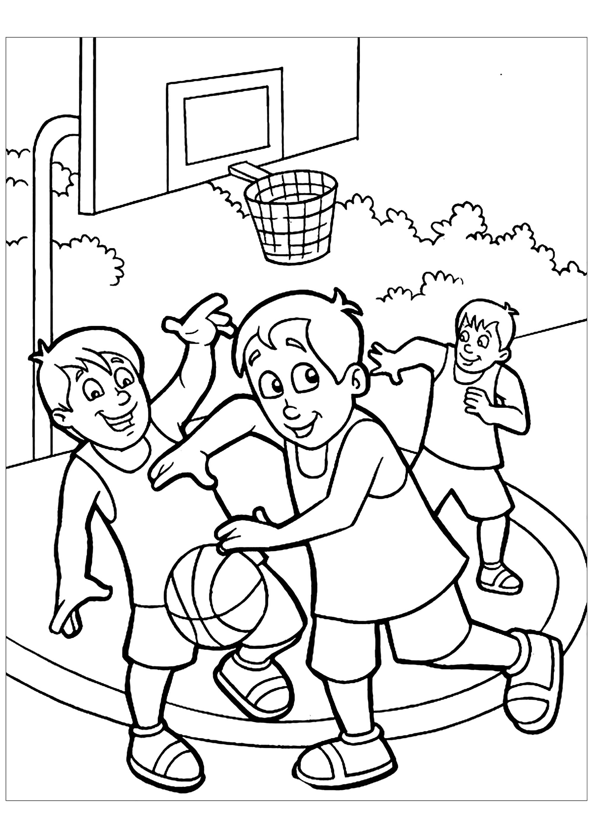 NBA Basketball Coloring Sheets Free Printable 81