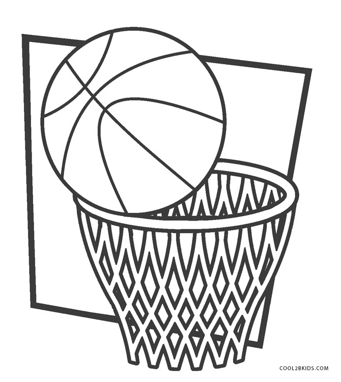 NBA Basketball Coloring Sheets Free Printable 83