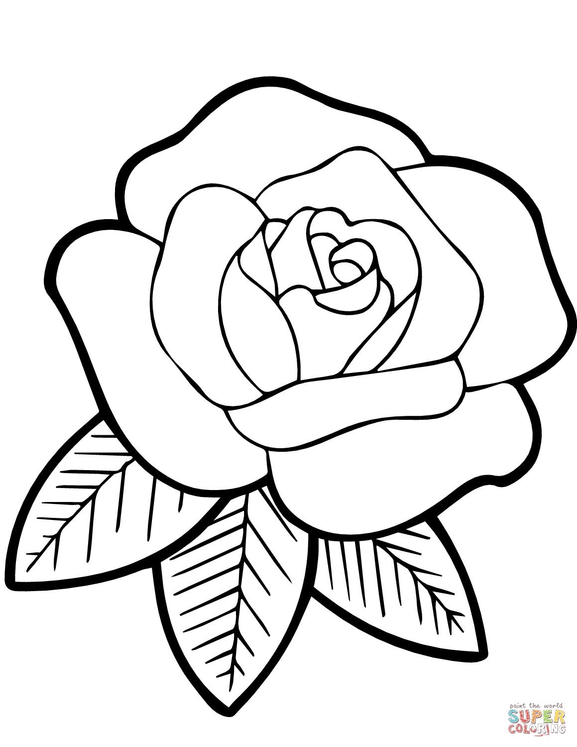 Rose Coloring Pages for Grown Ups Printables 52