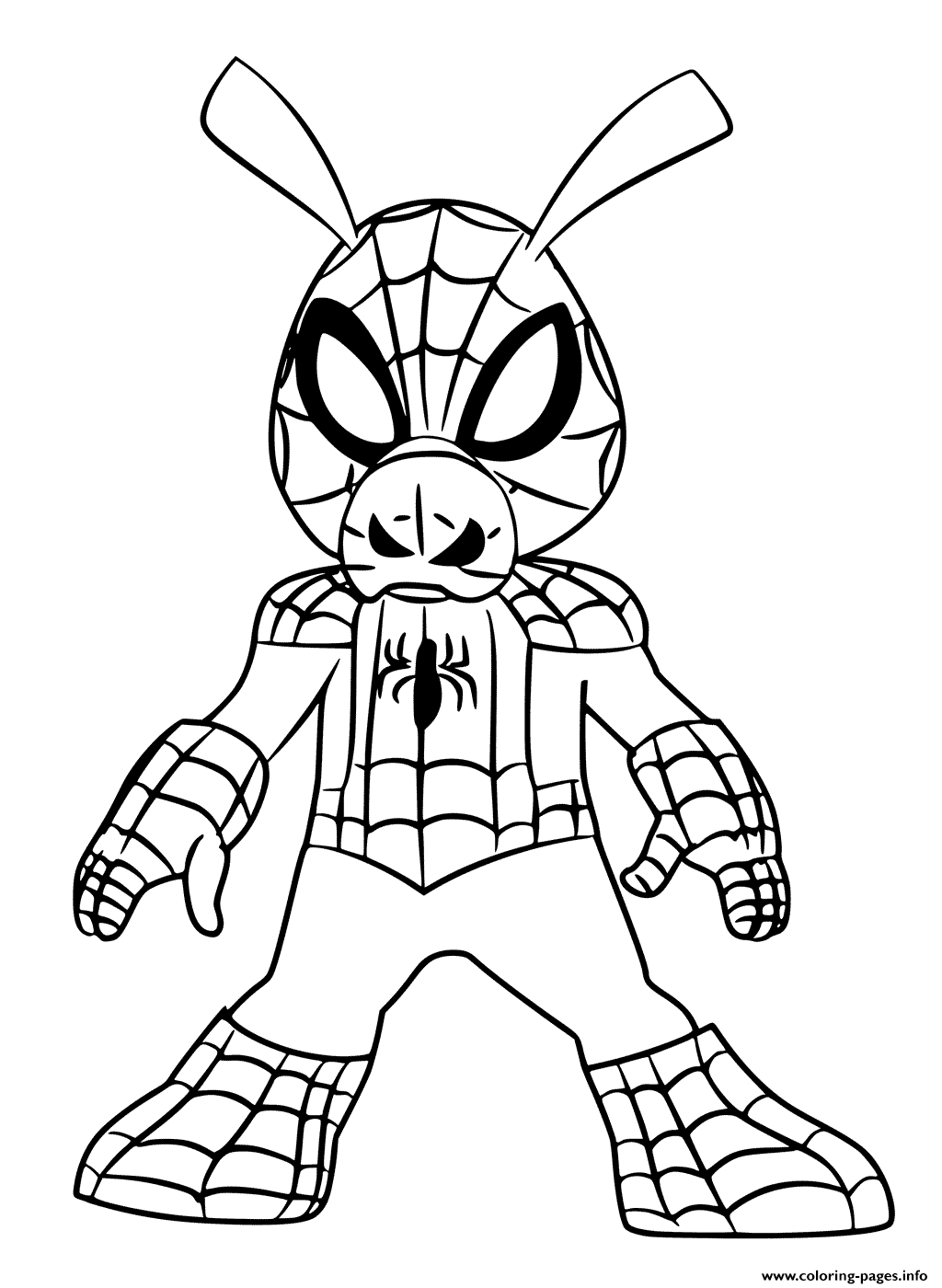Spider man across the spider verse coloring pages 102