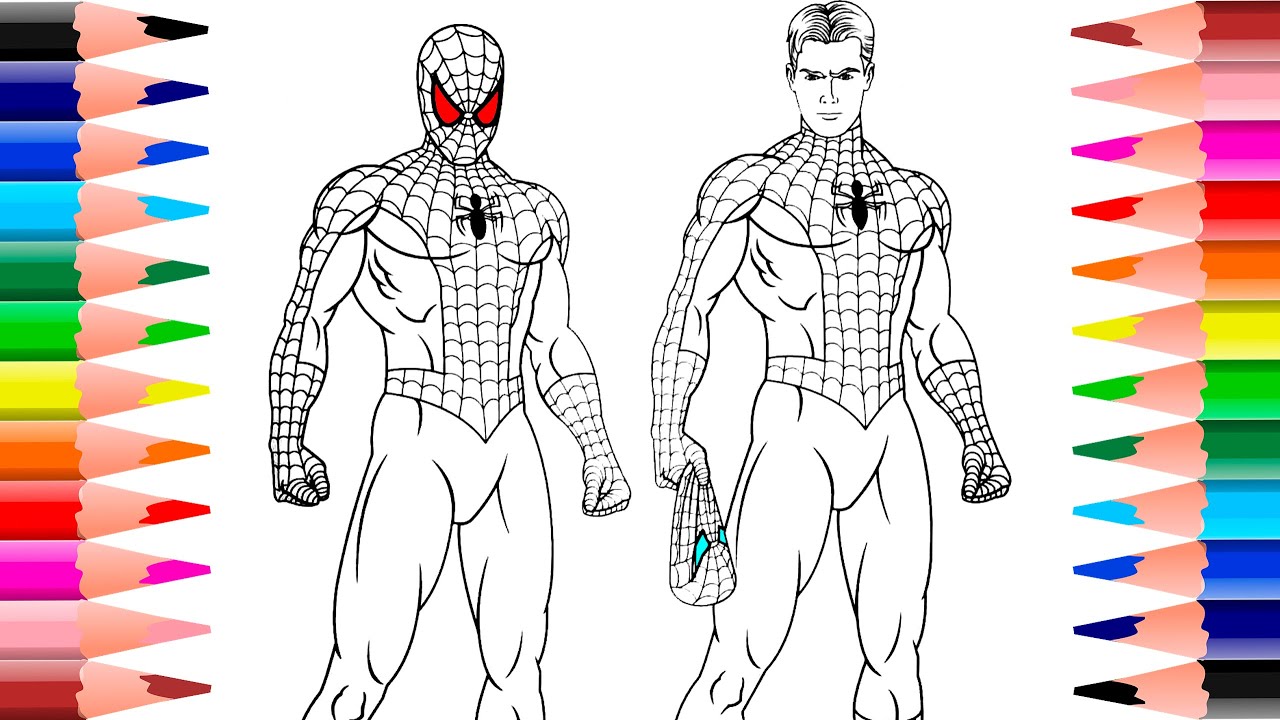 Spider man across the spider verse coloring pages 165