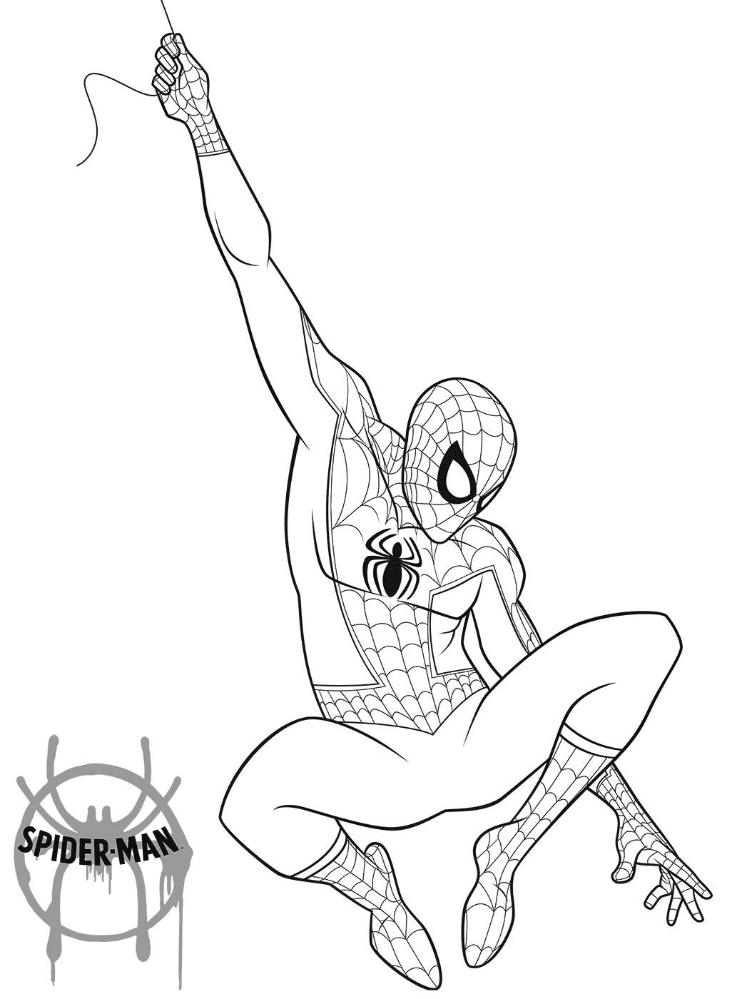 Spider man across the spider verse coloring pages 21