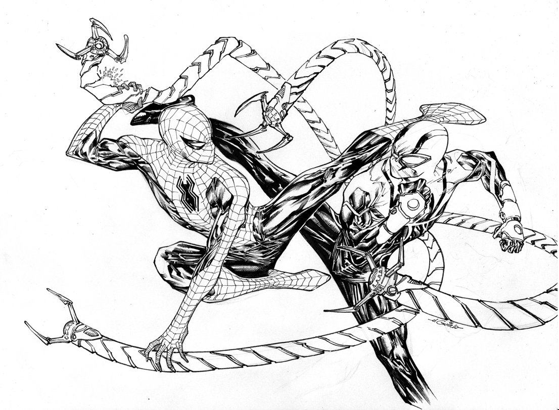 Spider man across the spider verse coloring pages 24