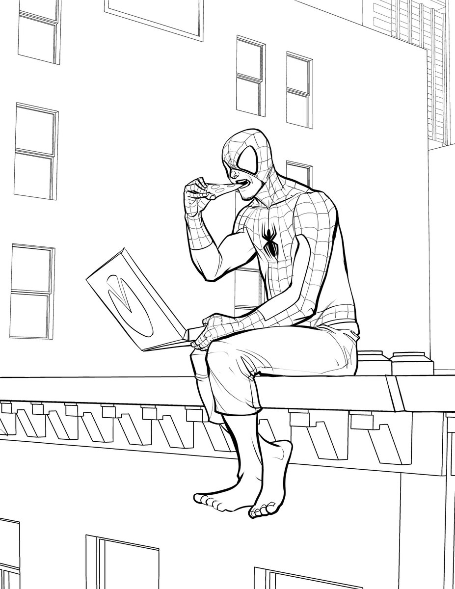 Spider man across the spider verse coloring pages 26