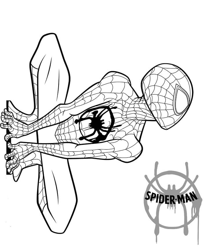 Spider man across the spider verse coloring pages 27