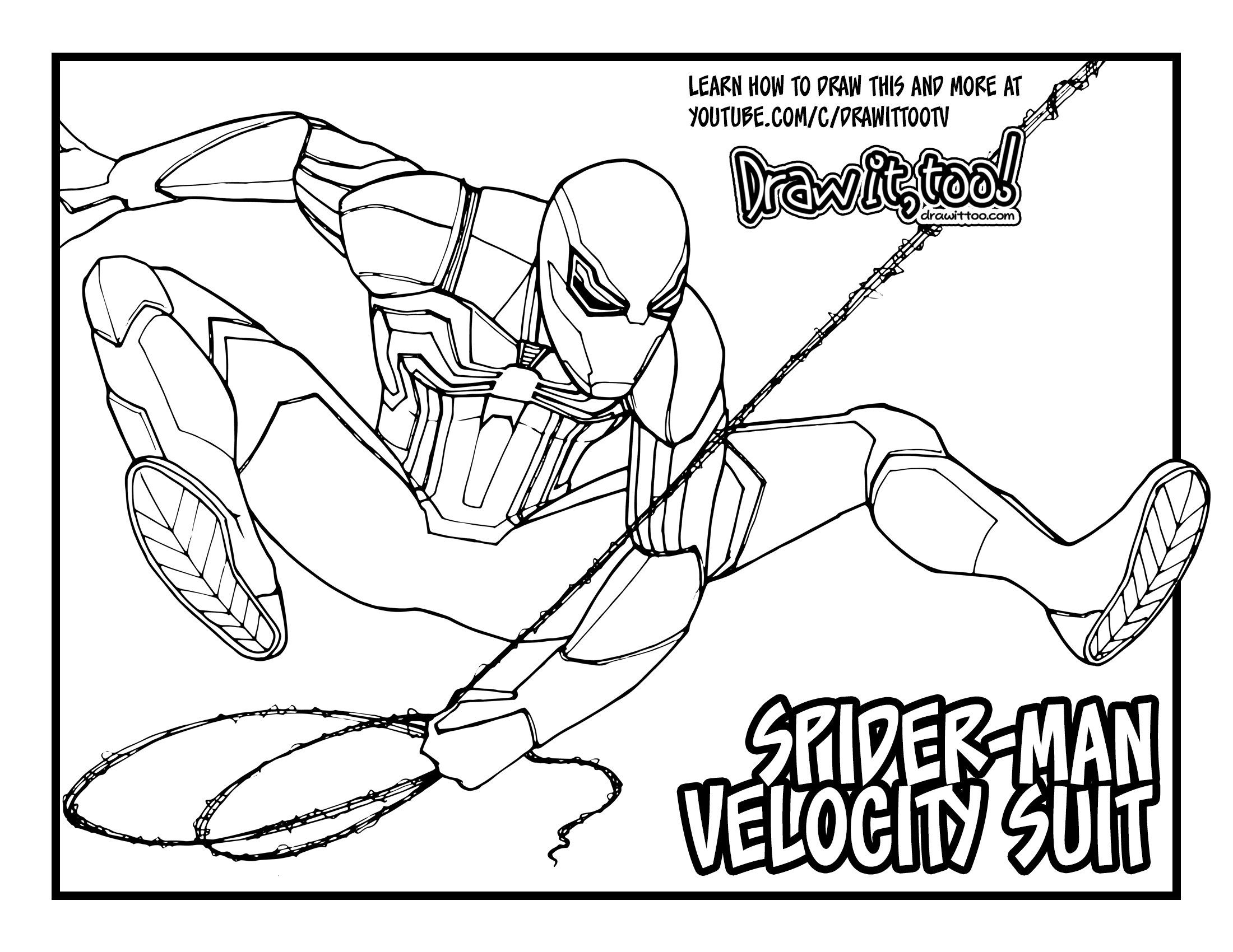 Spider man across the spider verse coloring pages 52