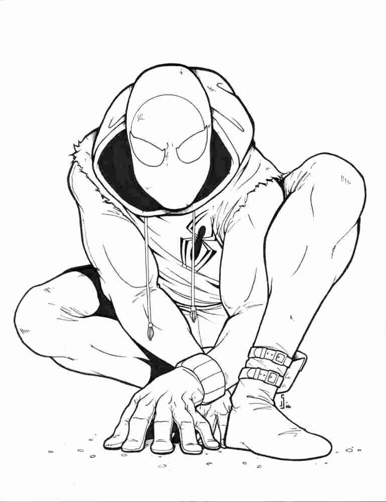 Spider man across the spider verse coloring pages 55