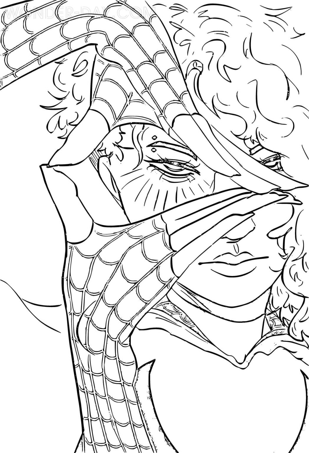 Spider man across the spider verse coloring pages 63