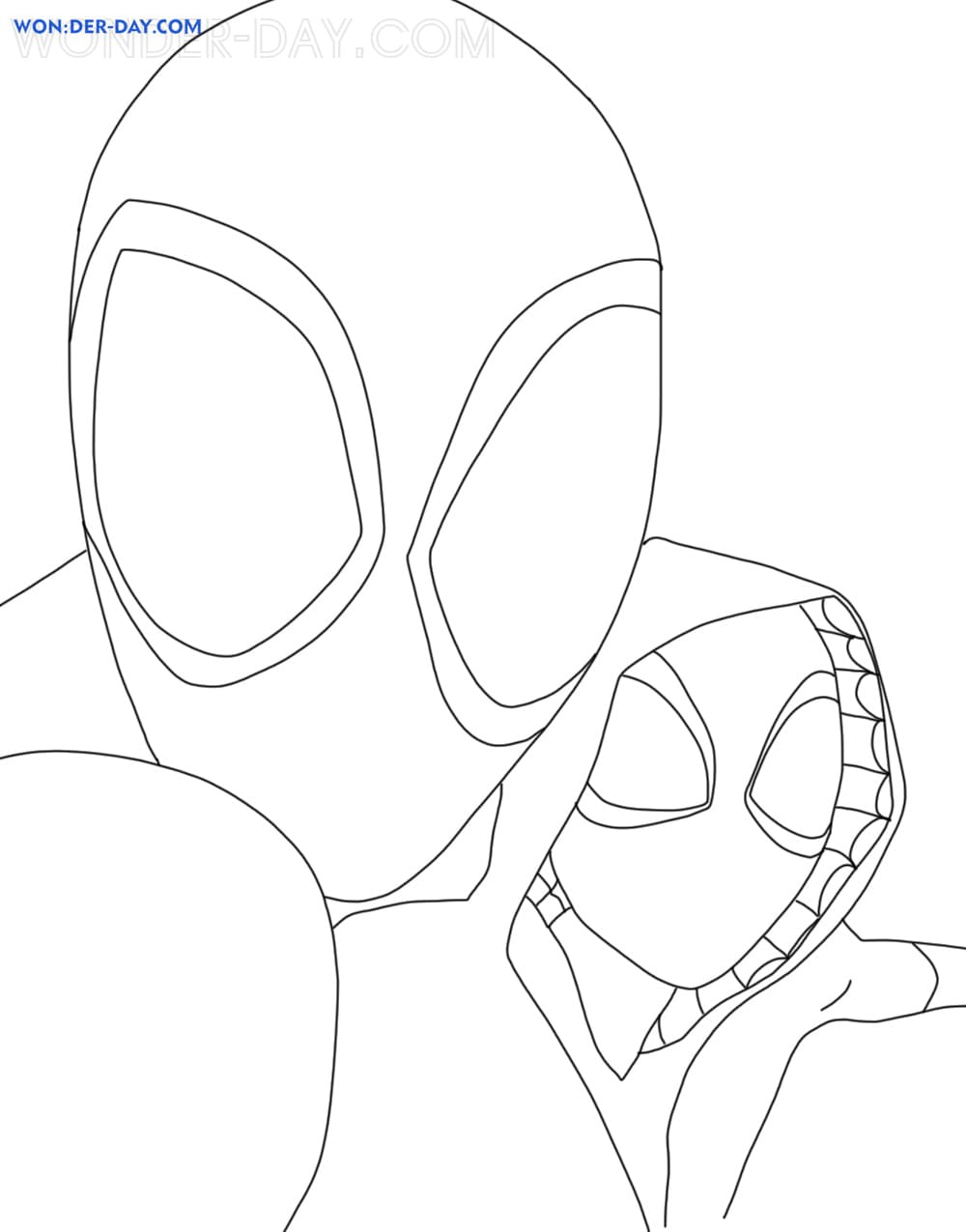 Spider man across the spider verse coloring pages 91