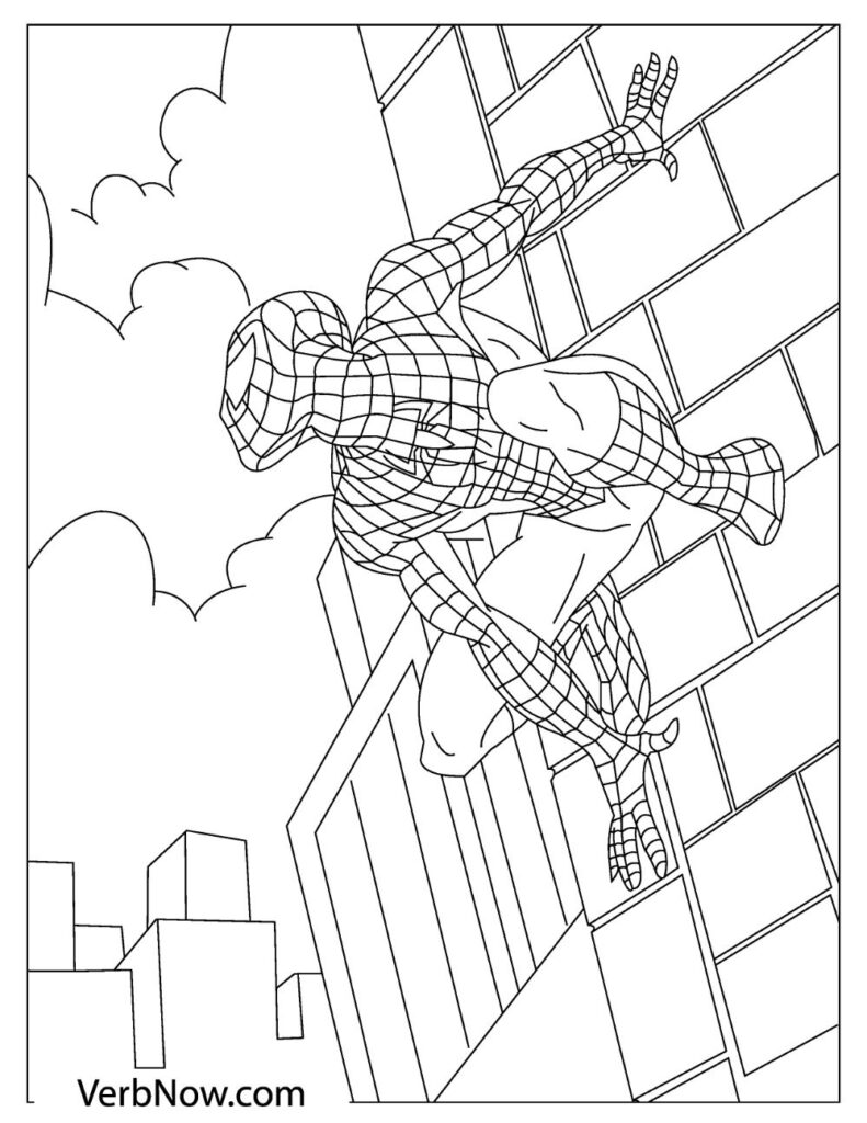 Spider man across the spider verse coloring pages 92