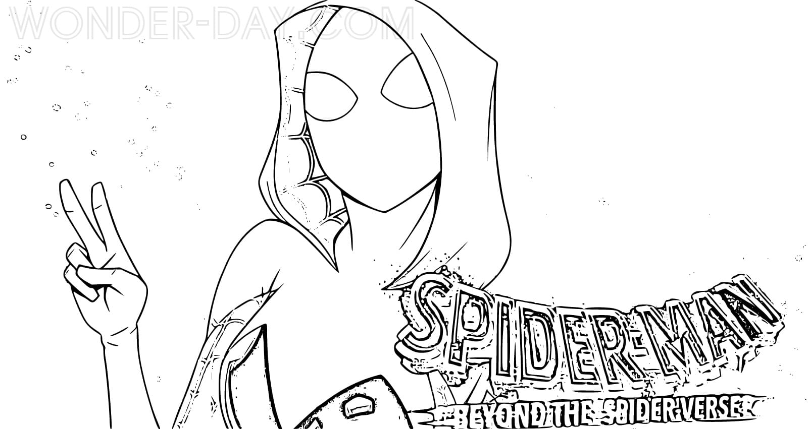 Spider man across the spider verse coloring pages 93