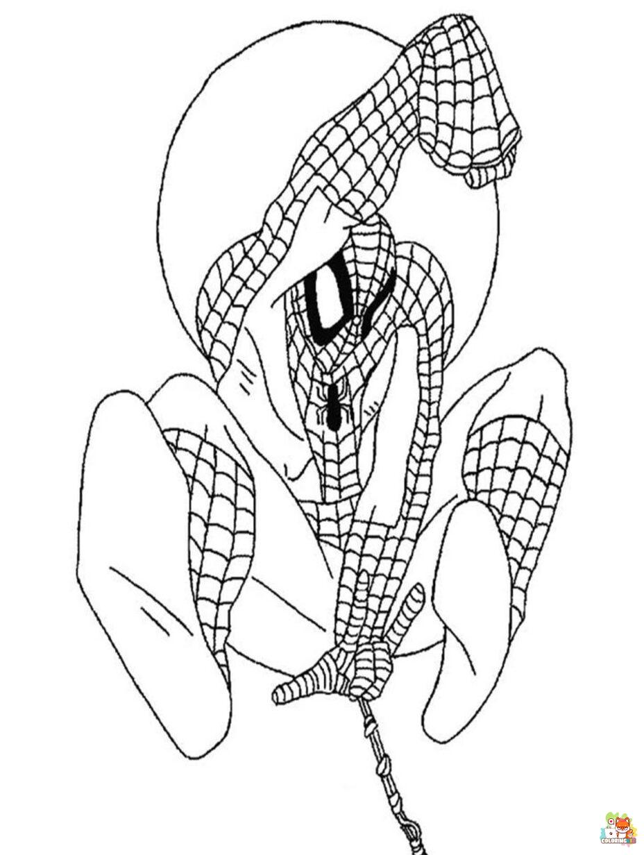 Spider man across the spider verse coloring pages 96