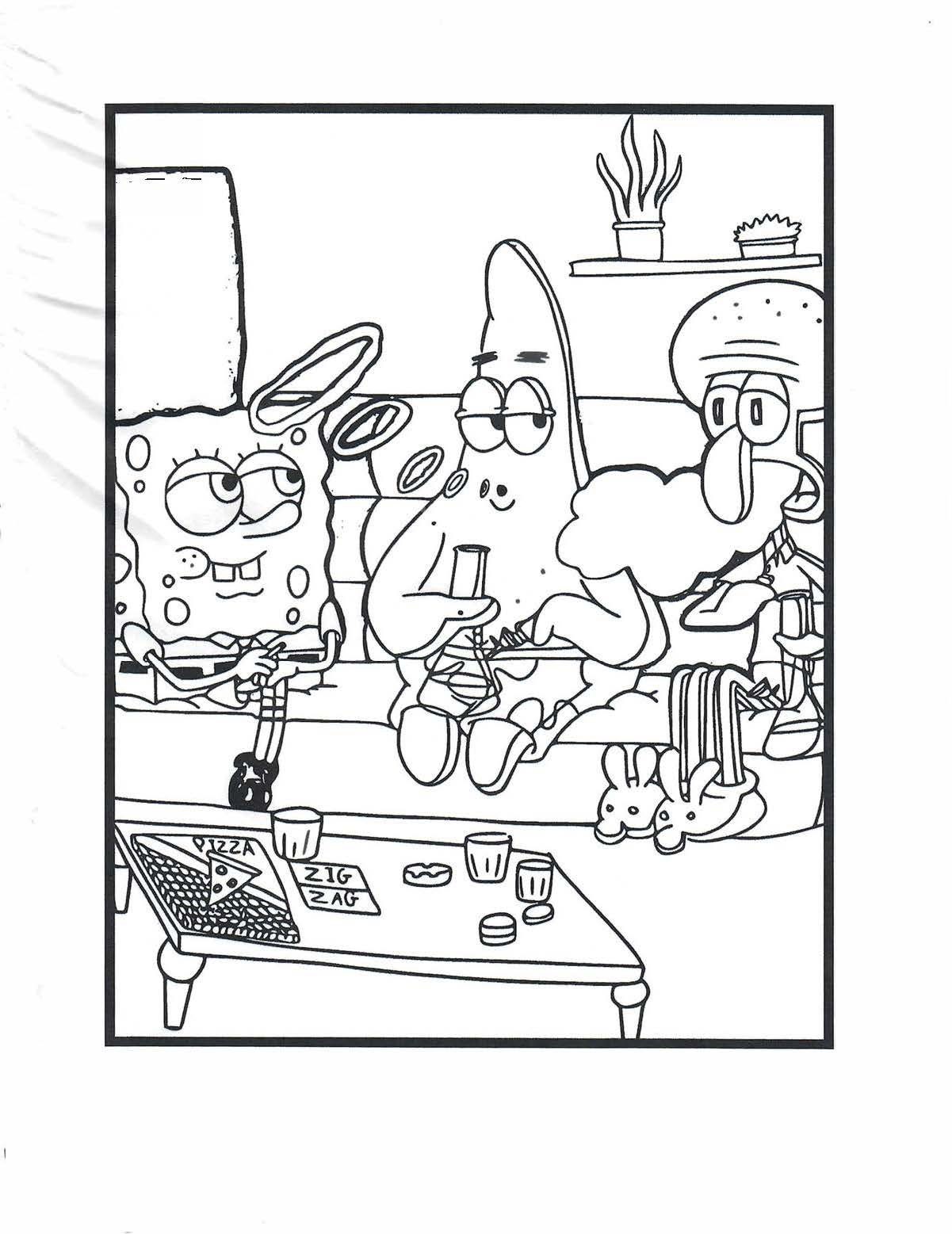 SpongeBob Coloring Pages: 150+ Dive into Fun with SpongeBob Extravaganza 140