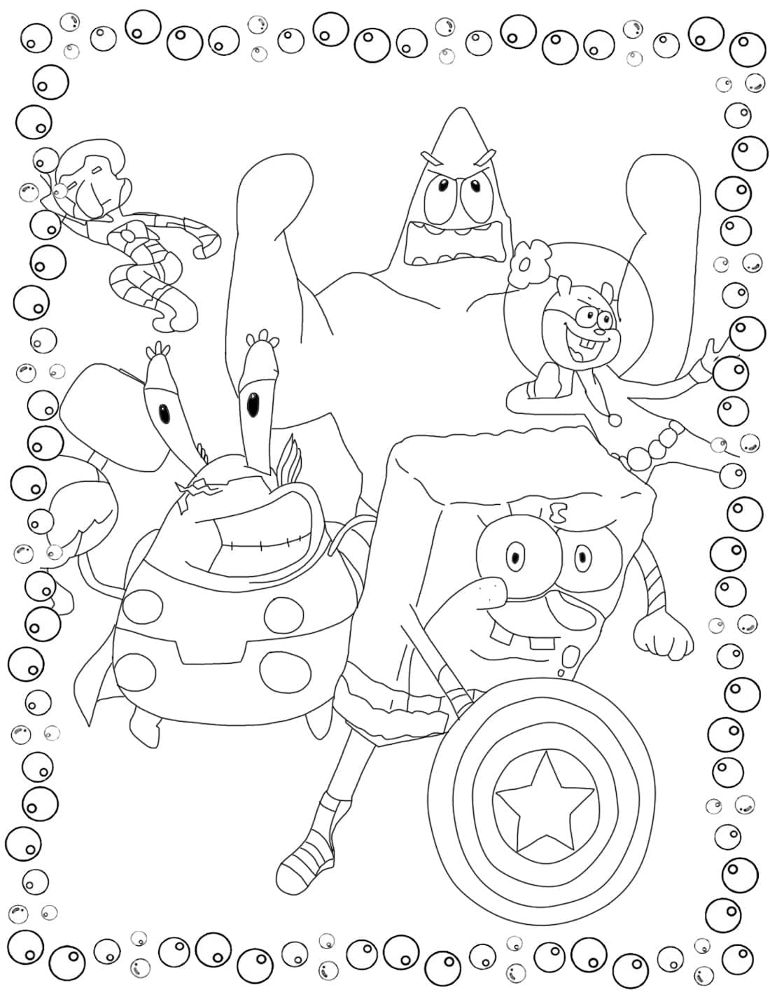 SpongeBob Coloring Pages: 150+ Dive into Fun with SpongeBob Extravaganza 150