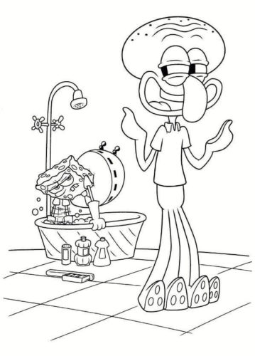 SpongeBob Coloring Pages: 150+ Dive into Fun with SpongeBob Extravaganza 158