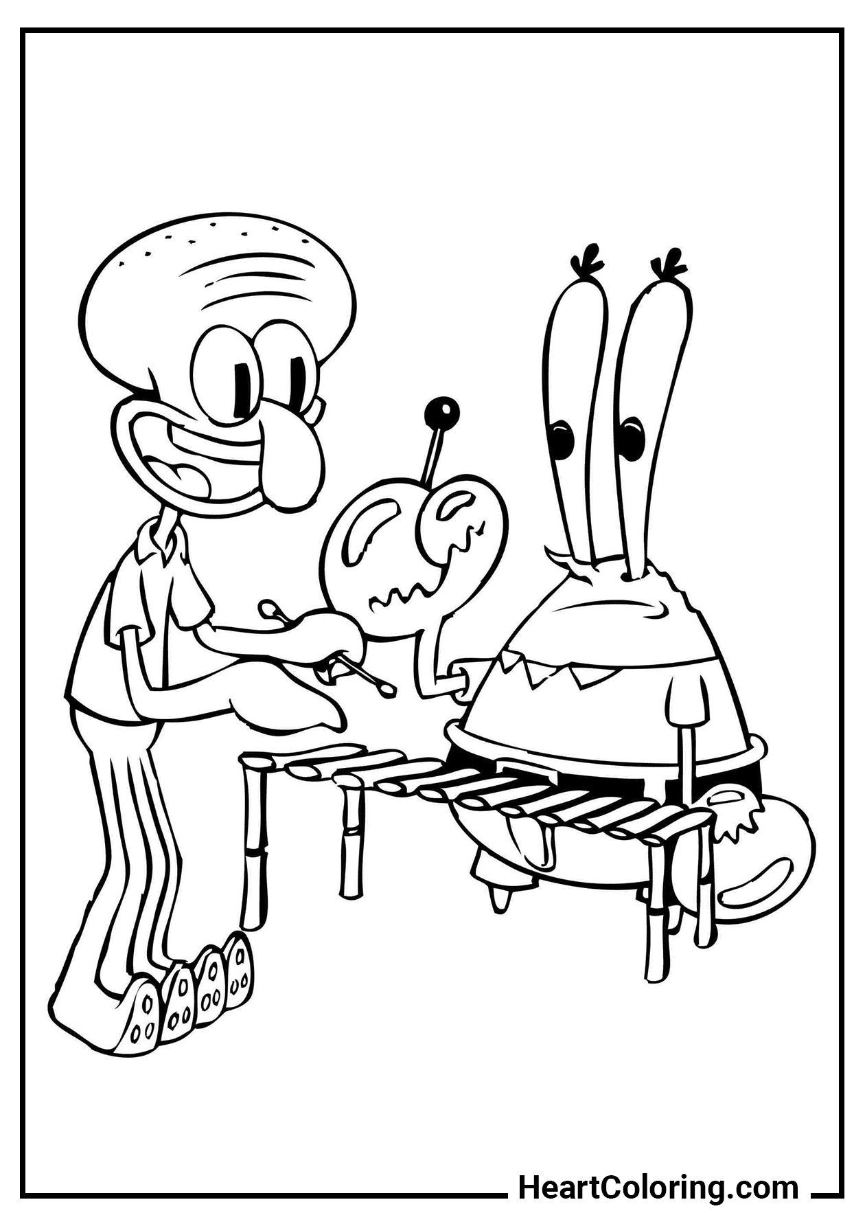 SpongeBob Coloring Pages: 150+ Dive into Fun with SpongeBob Extravaganza 161