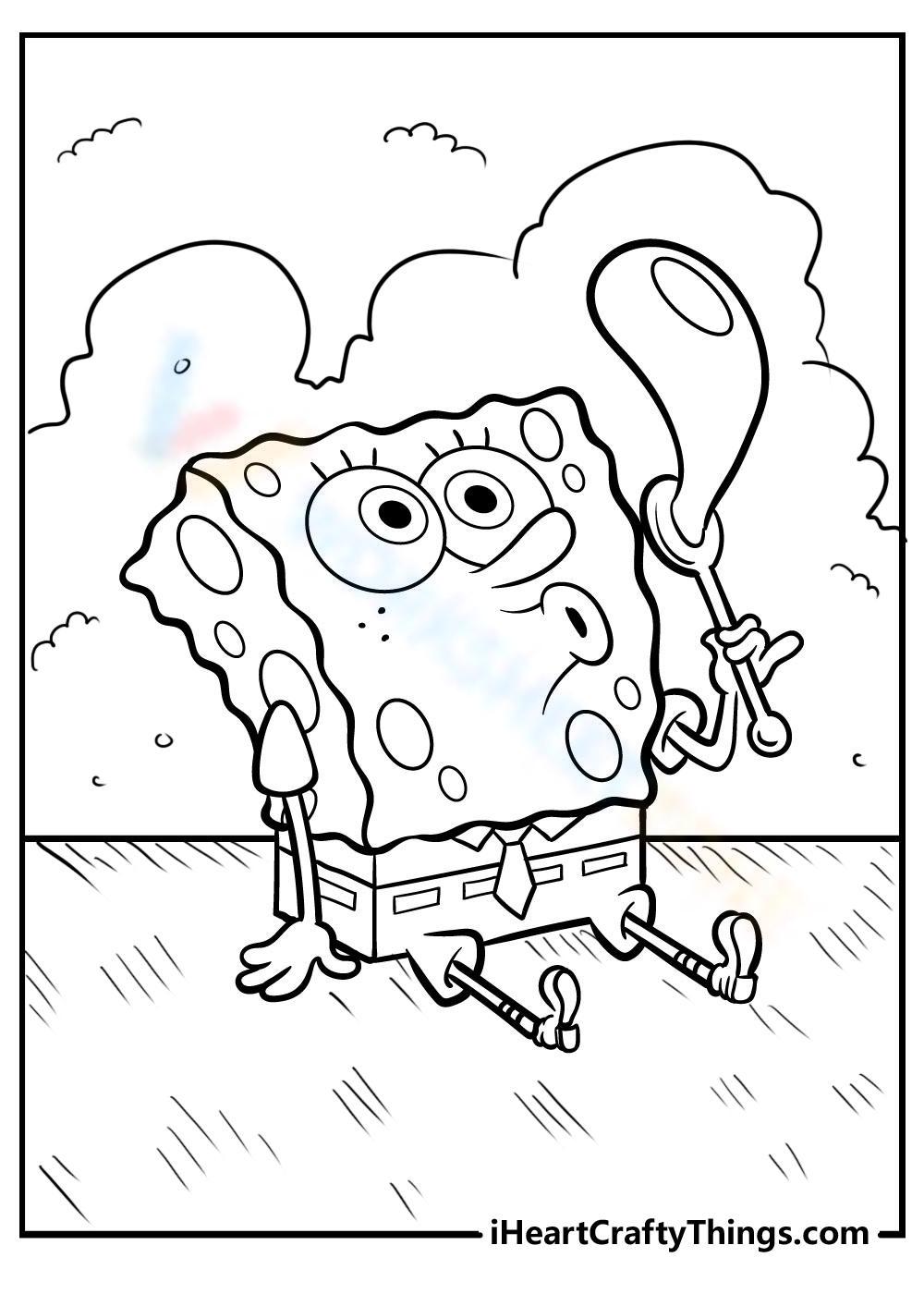 SpongeBob Coloring Pages: 150+ Dive into Fun with SpongeBob Extravaganza 175