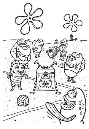 SpongeBob Coloring Pages: 150+ Dive into Fun with SpongeBob Extravaganza 180