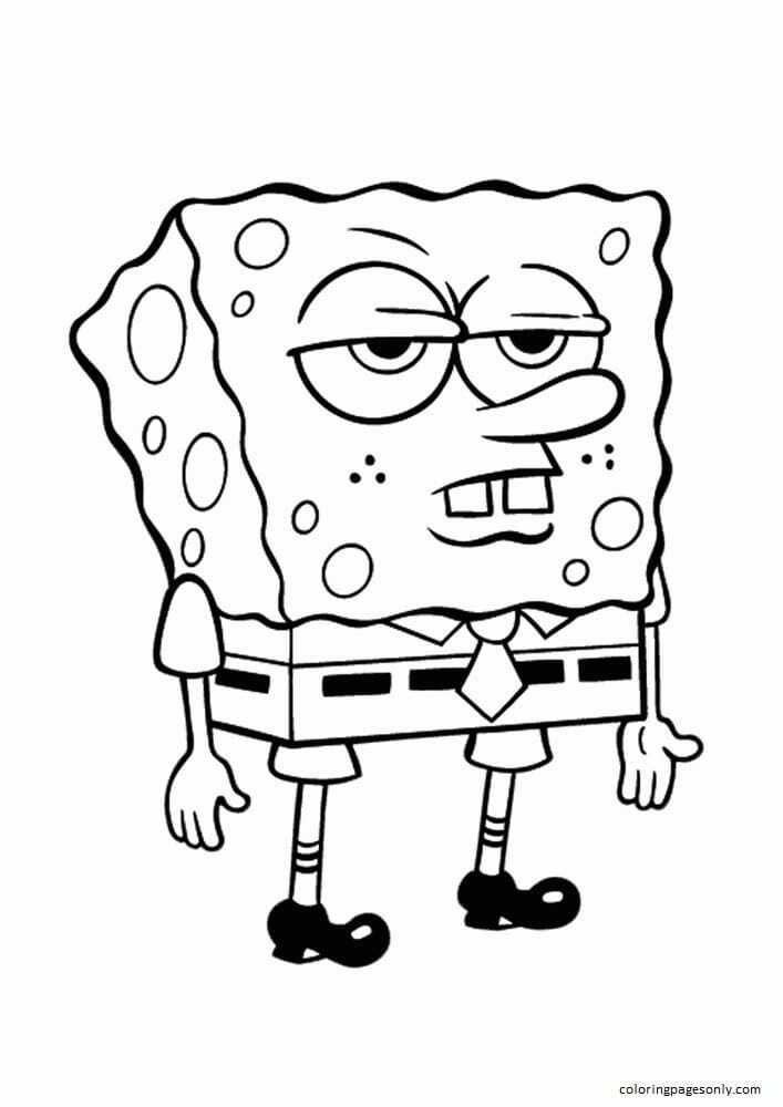 SpongeBob Coloring Pages: 150+ Dive into Fun with SpongeBob Extravaganza 46