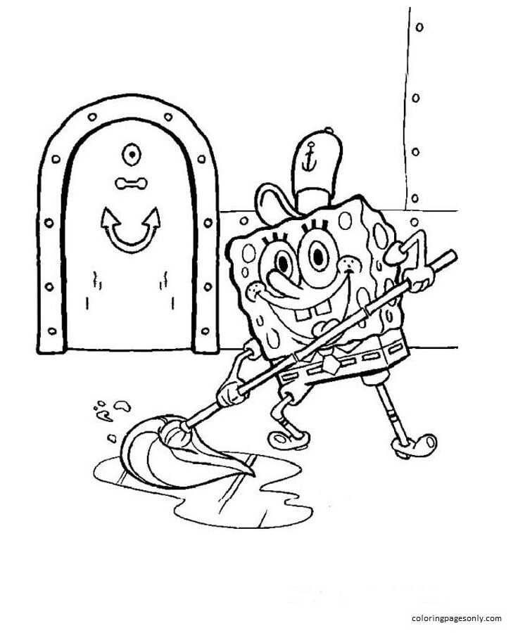 SpongeBob Coloring Pages: 150+ Dive into Fun with SpongeBob Extravaganza 53