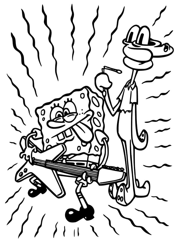 SpongeBob Coloring Pages: 150+ Dive into Fun with SpongeBob Extravaganza 57