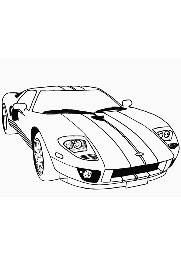 Super Car Coloring Pages Free Printable 132