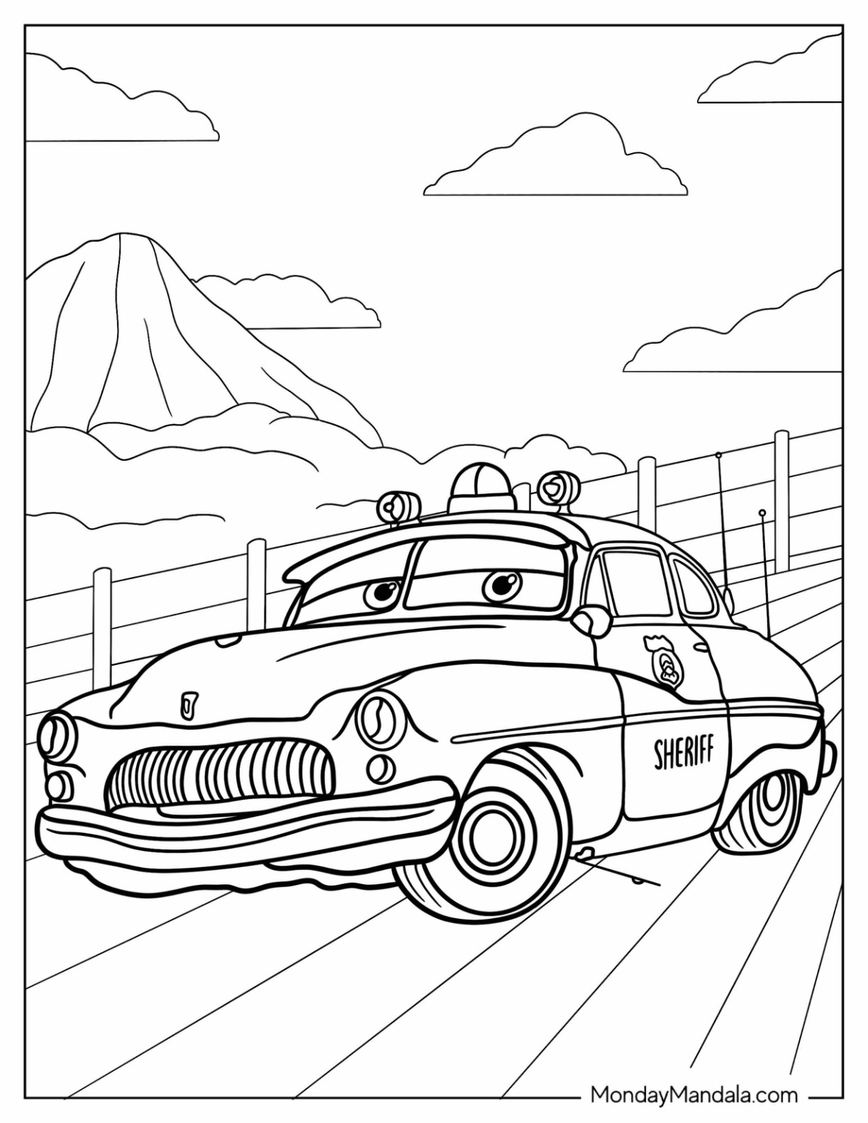 Super Car Coloring Pages Free Printable 142