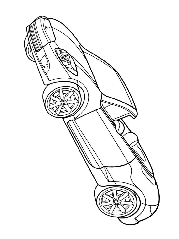 Super Car Coloring Pages Free Printable 63