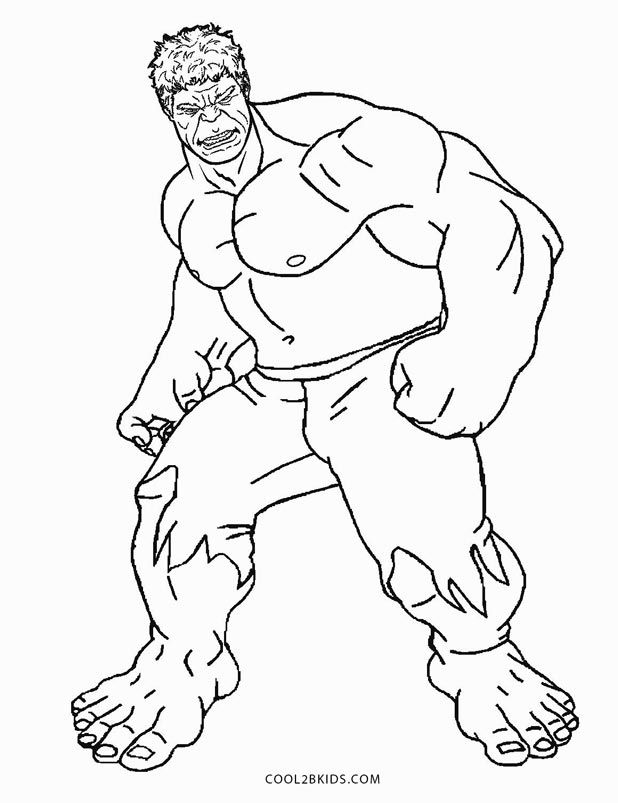 The Incredible Hulk Coloring Pages Free Printable 101