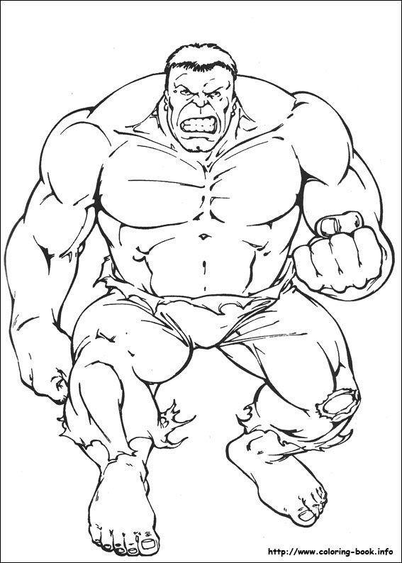 The Incredible Hulk Coloring Pages Free Printable 69