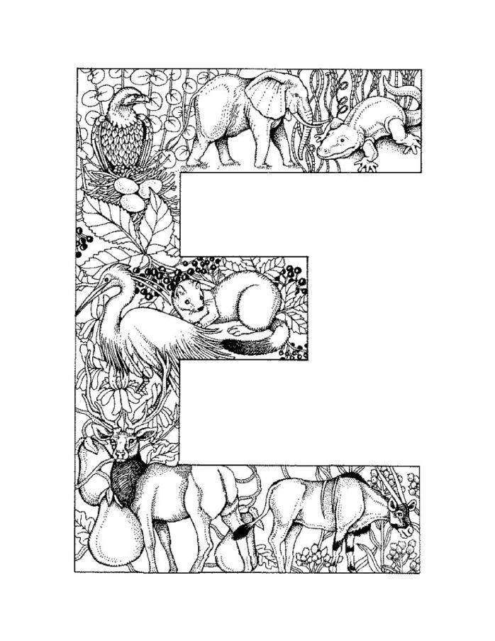 100+ Alphabet Lore Coloring Pages 15