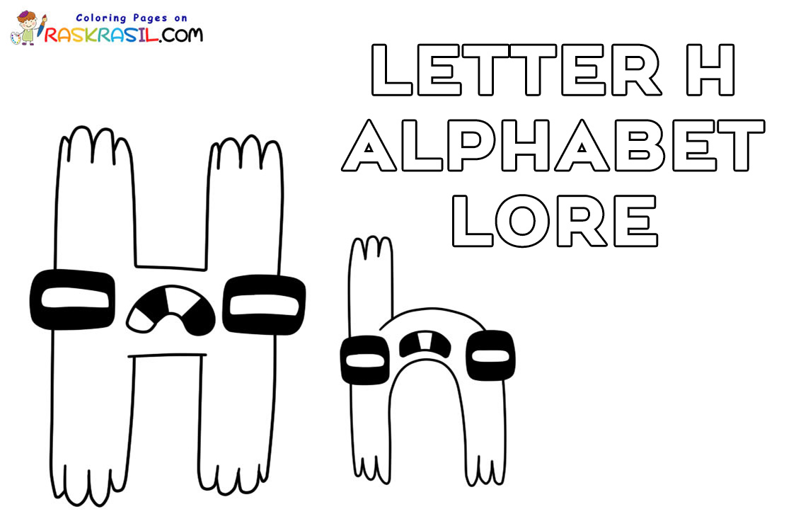 100+ Alphabet Lore Coloring Pages 91