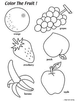100+ Fruit Coloring Pages 100