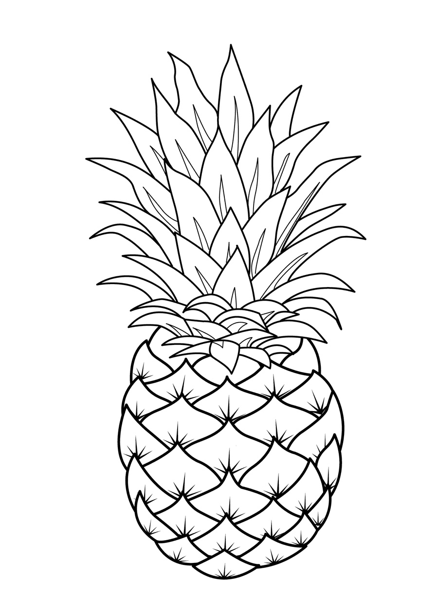 100+ Fruit Coloring Pages 19