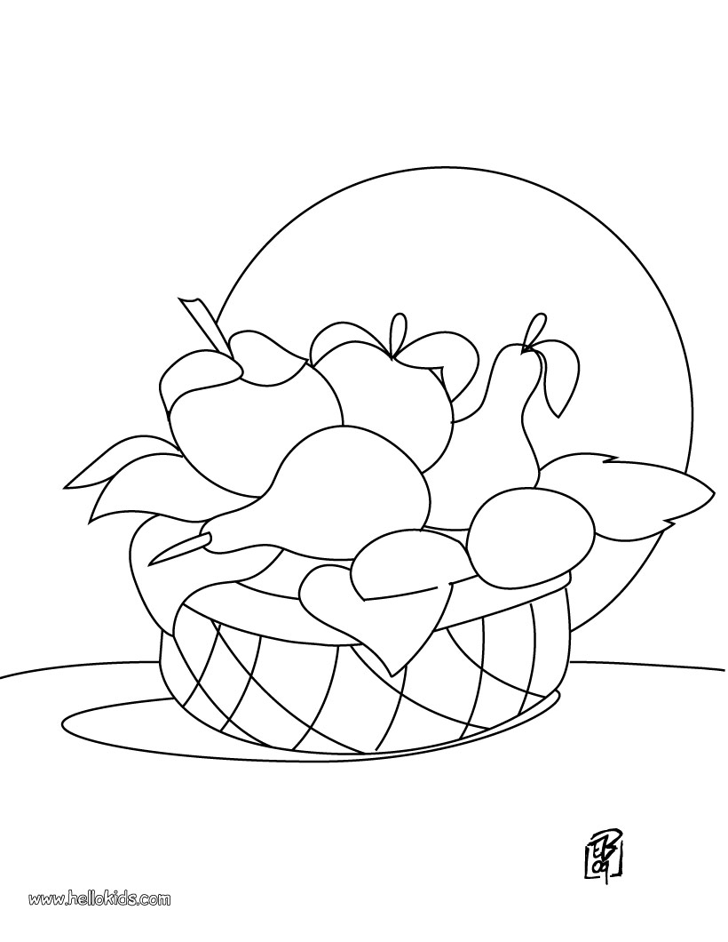 100+ Fruit Coloring Pages 25