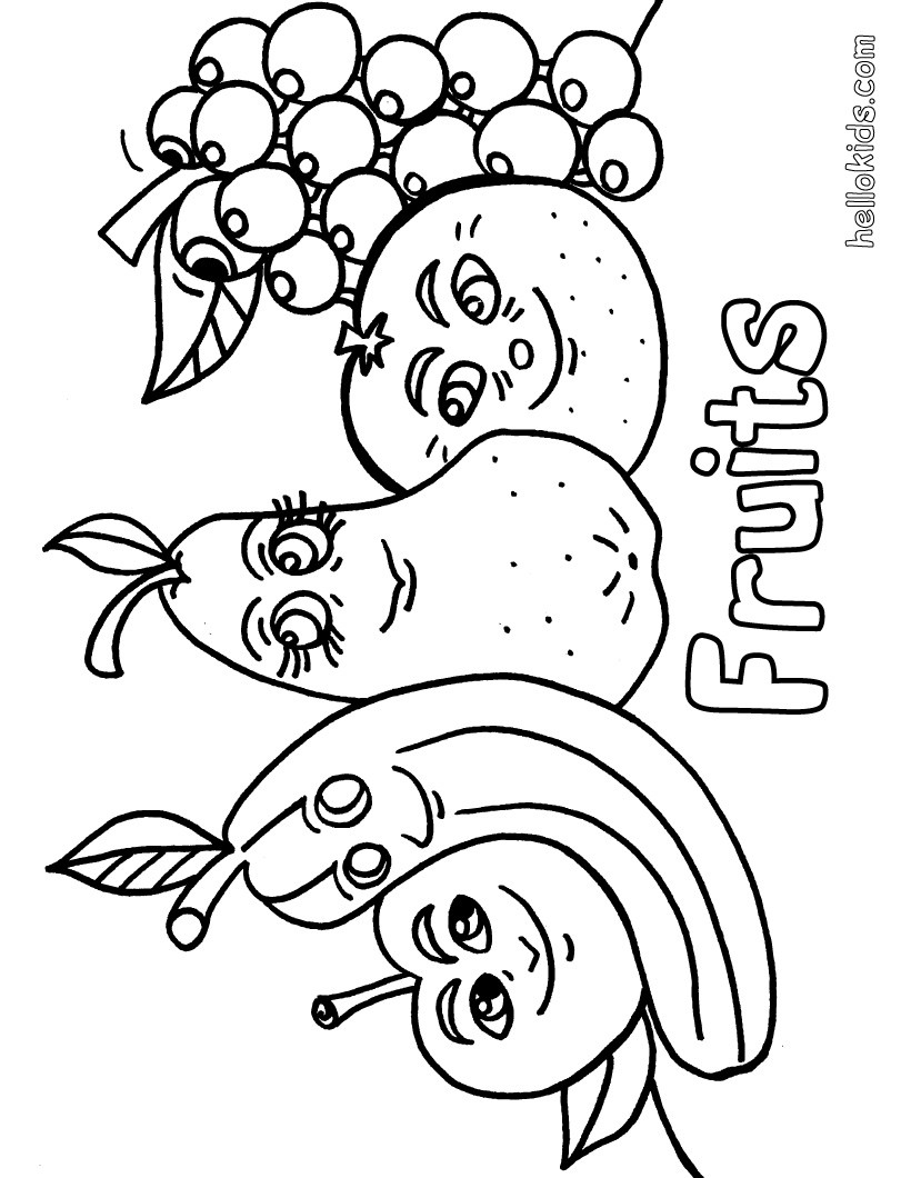 100+ Fruit Coloring Pages 26