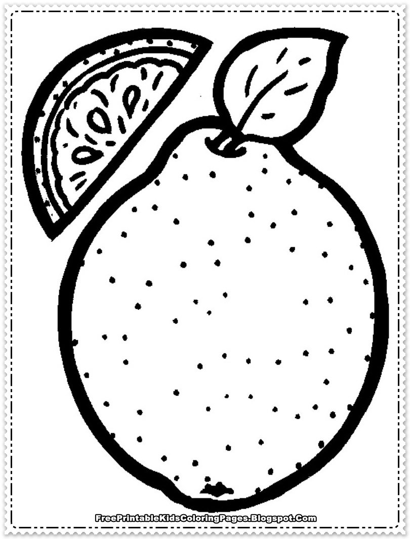 100+ Fruit Coloring Pages 27