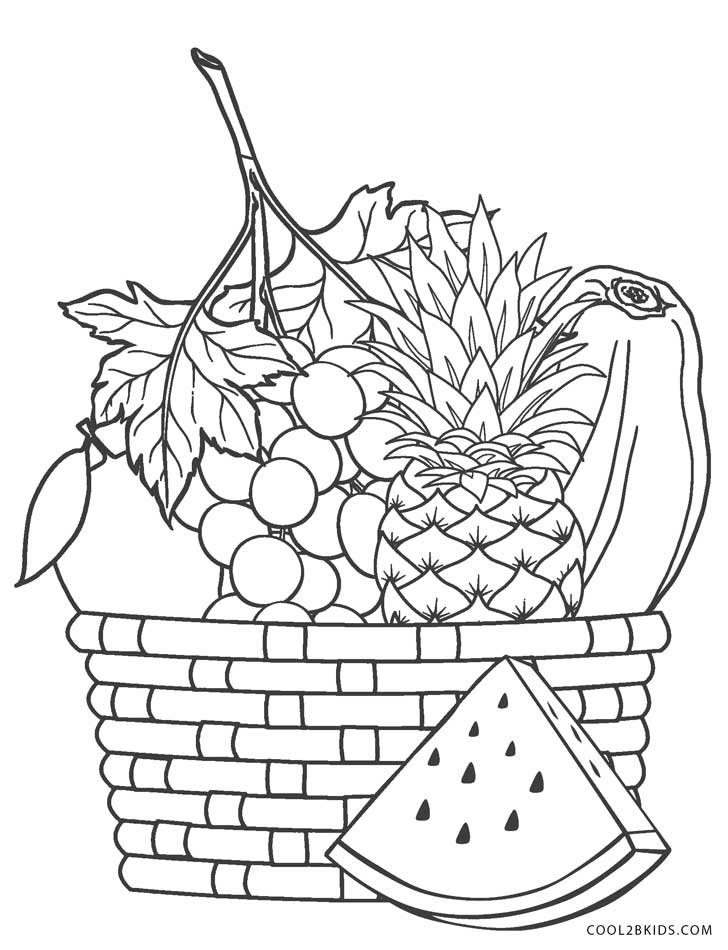 100+ Fruit Coloring Pages 44