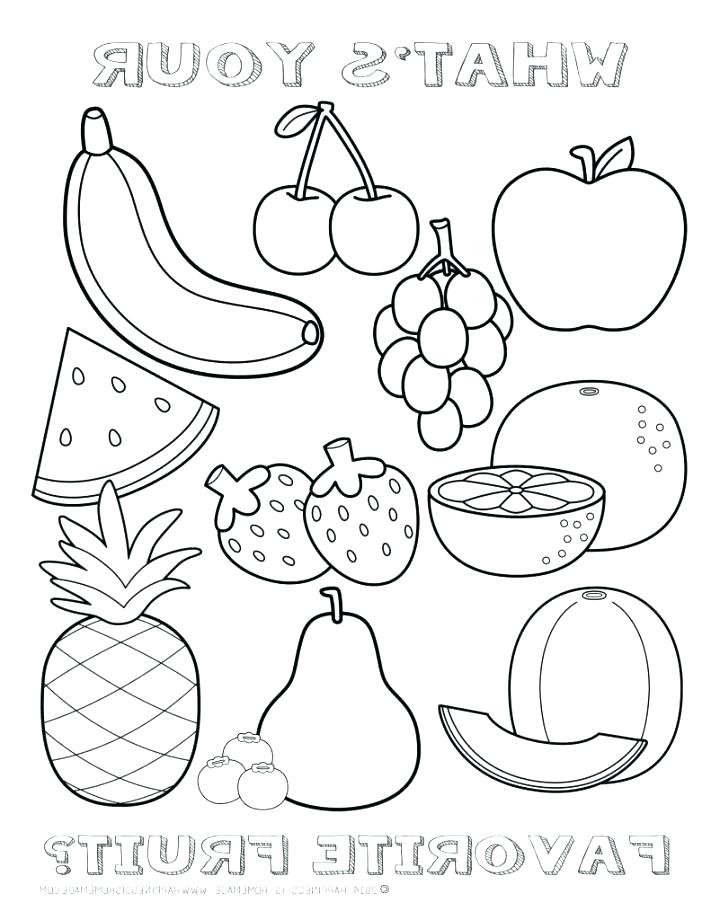 100+ Fruit Coloring Pages 49