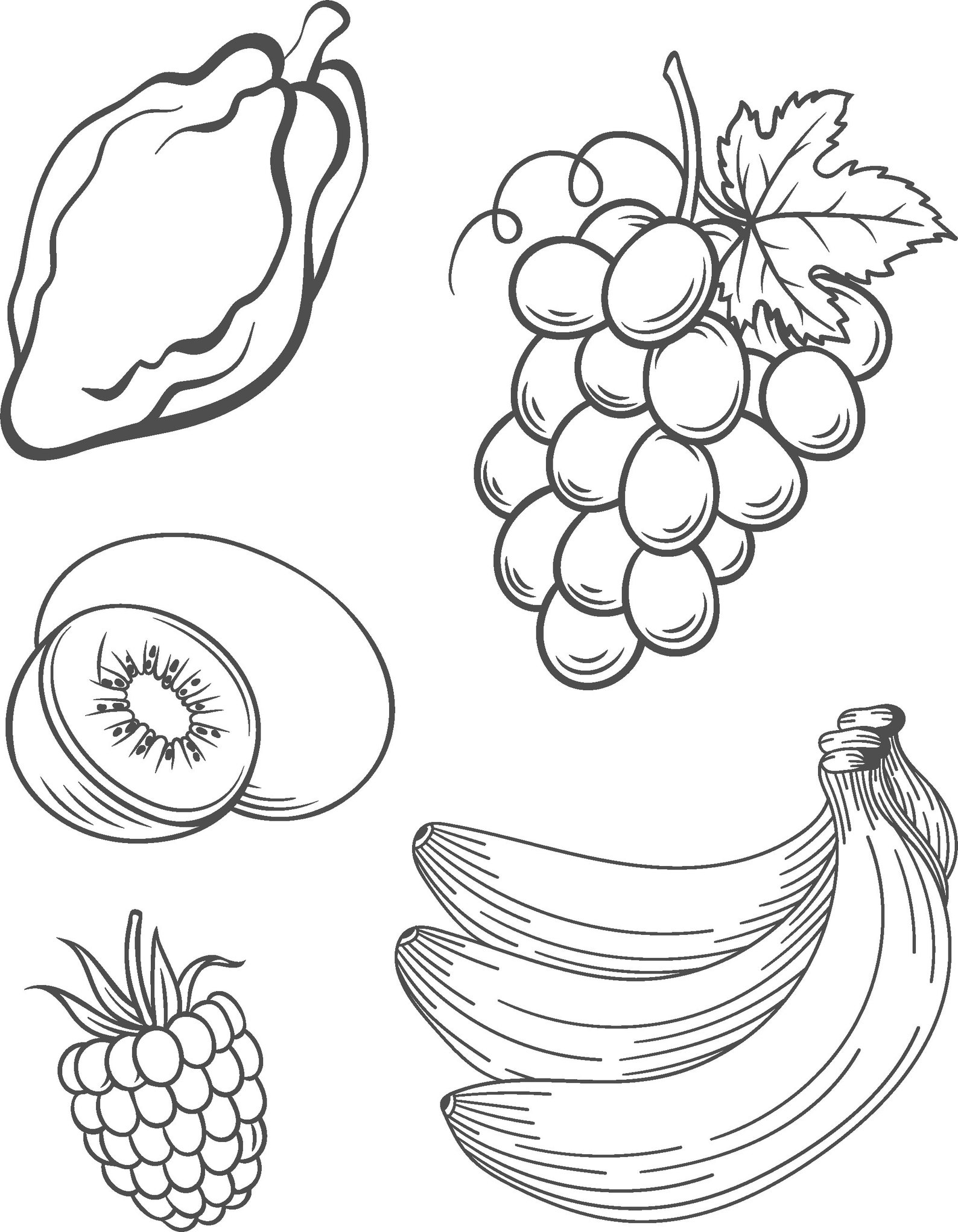 100+ Fruit Coloring Pages 6