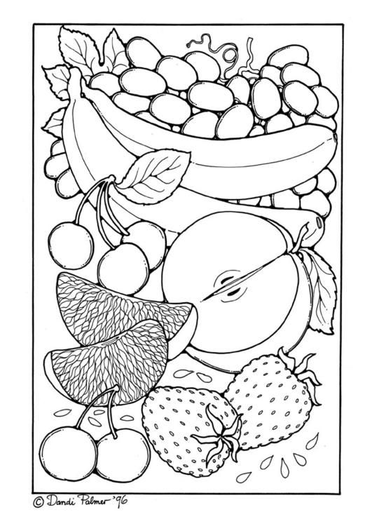 100+ Fruit Coloring Pages 68