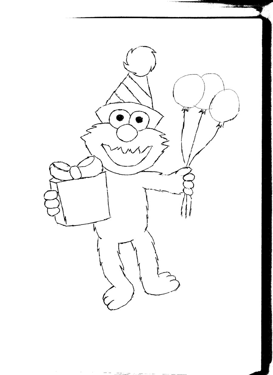 110+ Elmo Coloring Pages: Playful and Educational Fun 10