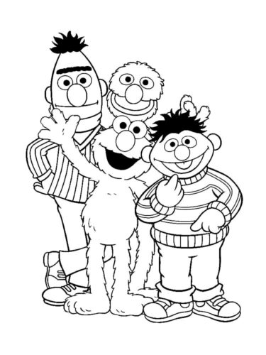 110+ Elmo Coloring Pages: Playful and Educational Fun 104