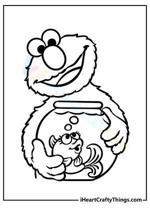 110+ Elmo Coloring Pages: Playful and Educational Fun 114