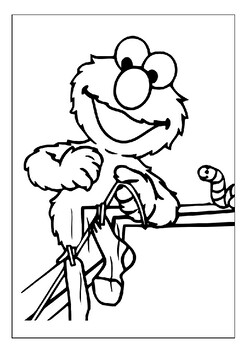 110+ Elmo Coloring Pages: Playful and Educational Fun 118