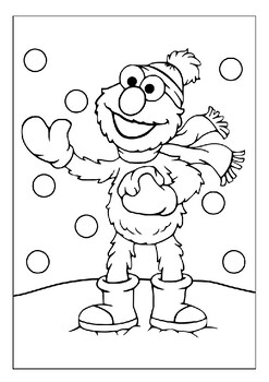 110+ Elmo Coloring Pages: Playful and Educational Fun 119