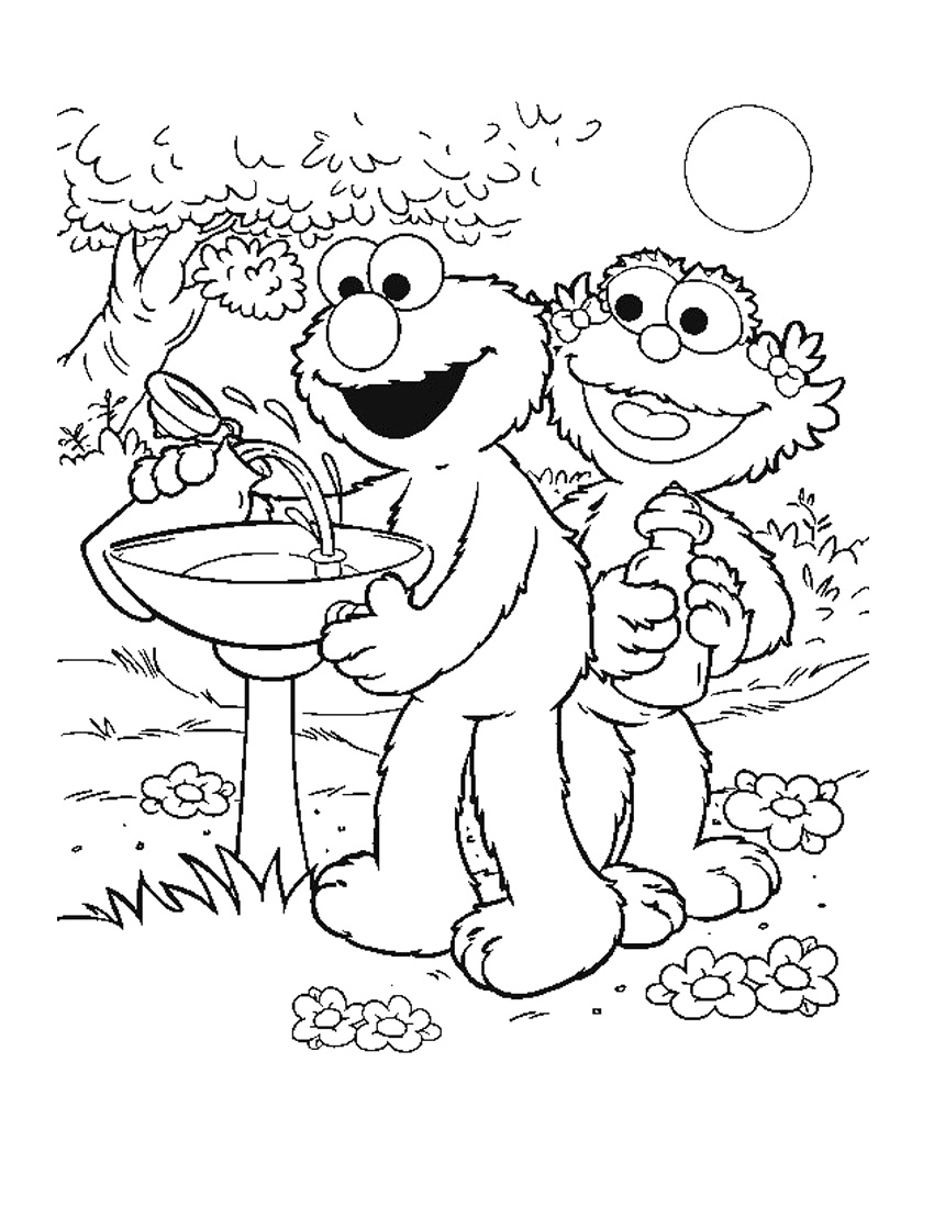 110+ Elmo Coloring Pages: Playful and Educational Fun 14